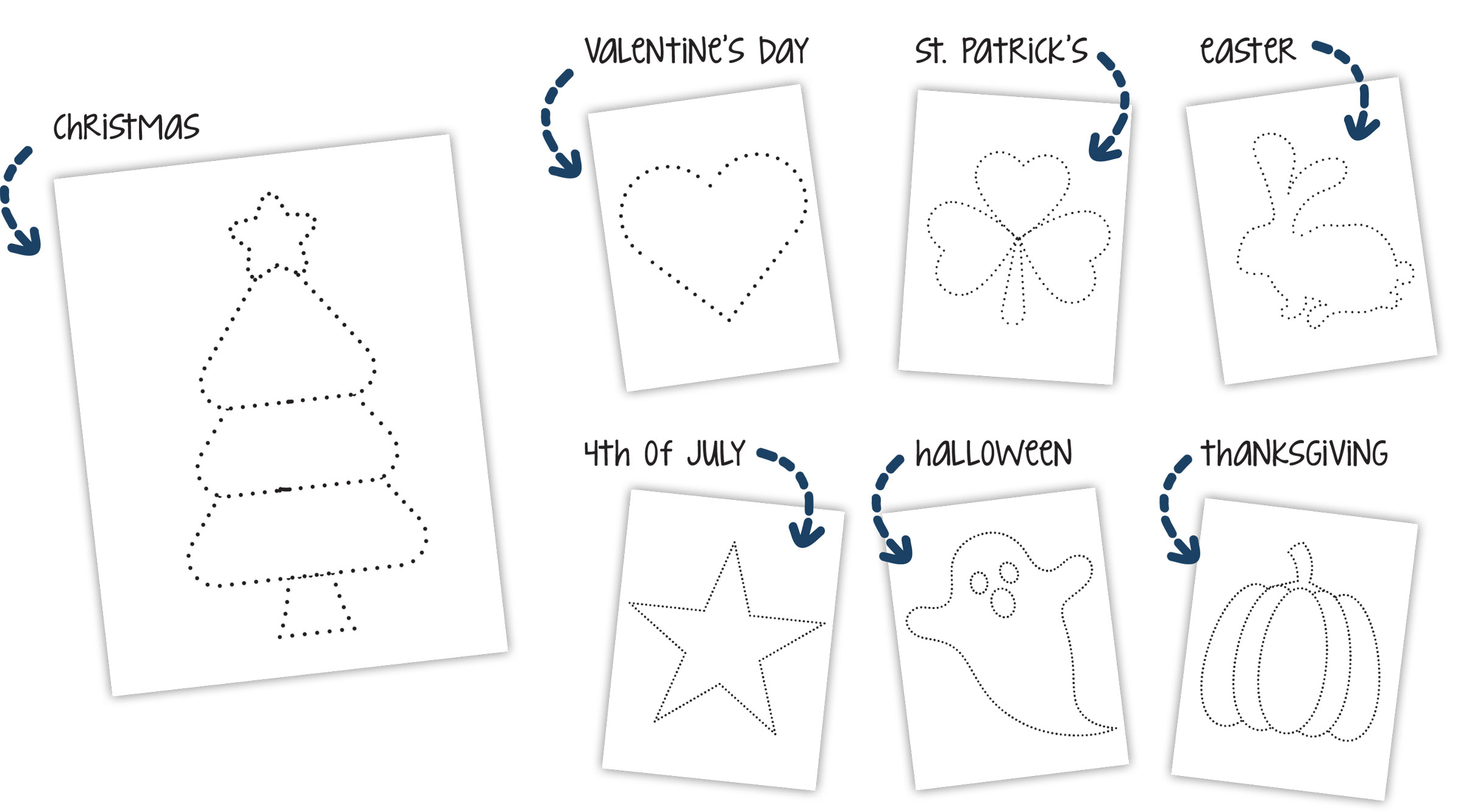 Print Holiday Pin Poke Printables Print Holiday Pin Poke Printables