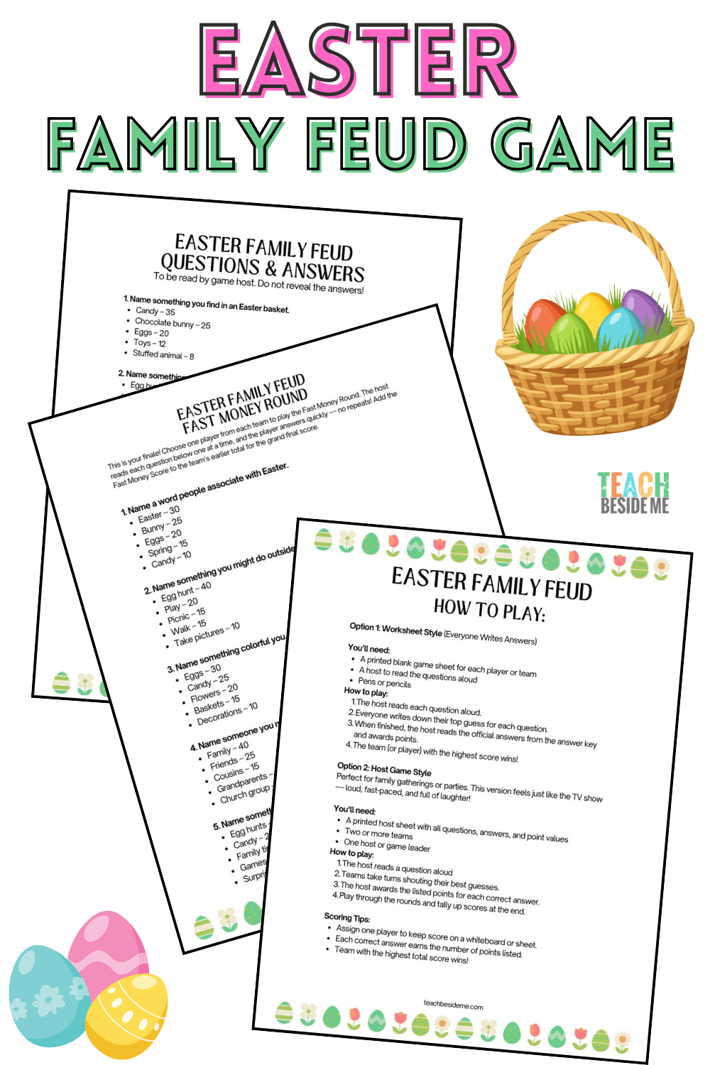 Printable Easter Family Feud Game