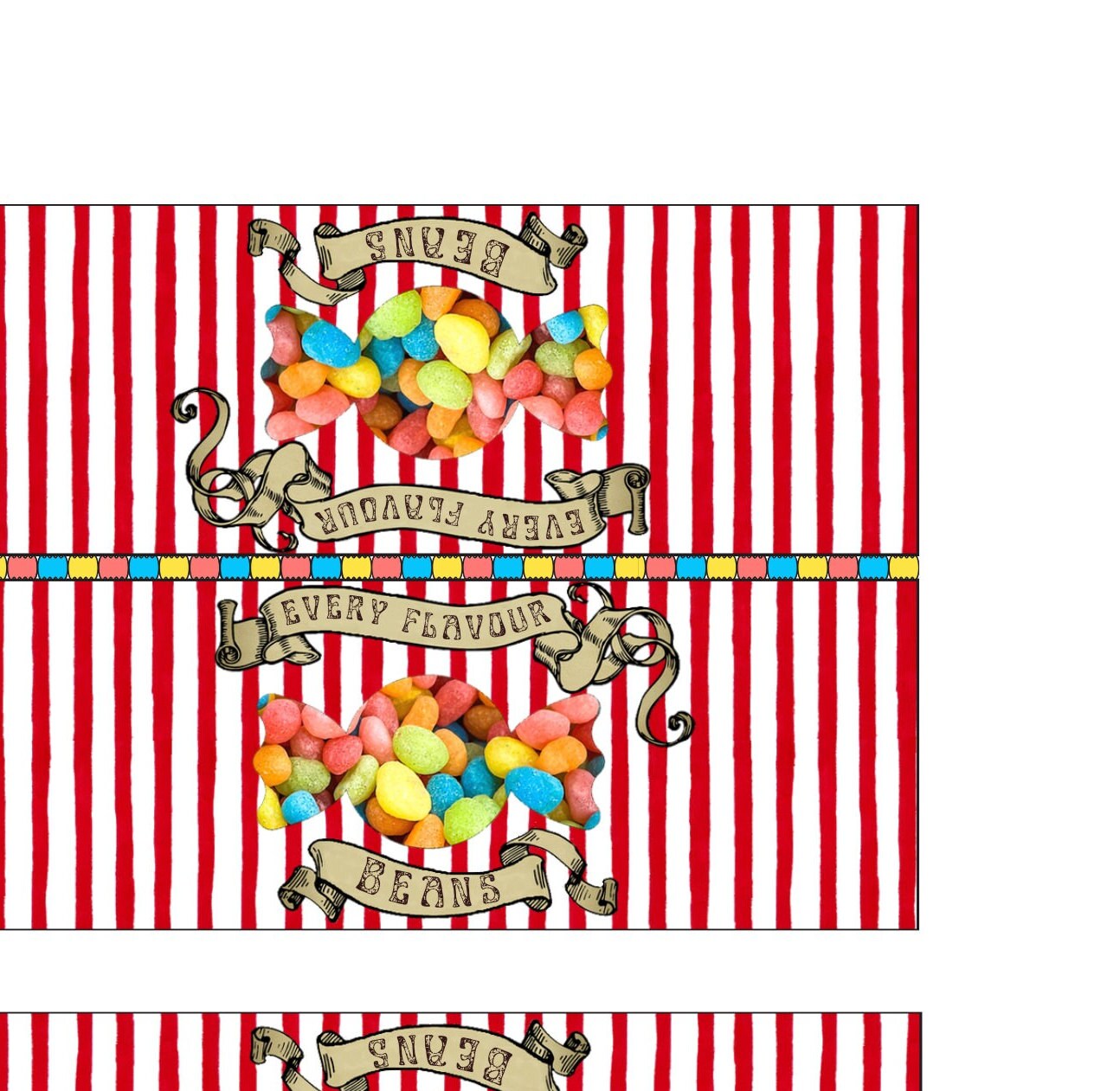 Printable Every Flavour Beans Bag Printable Every Flavour Beans Bag