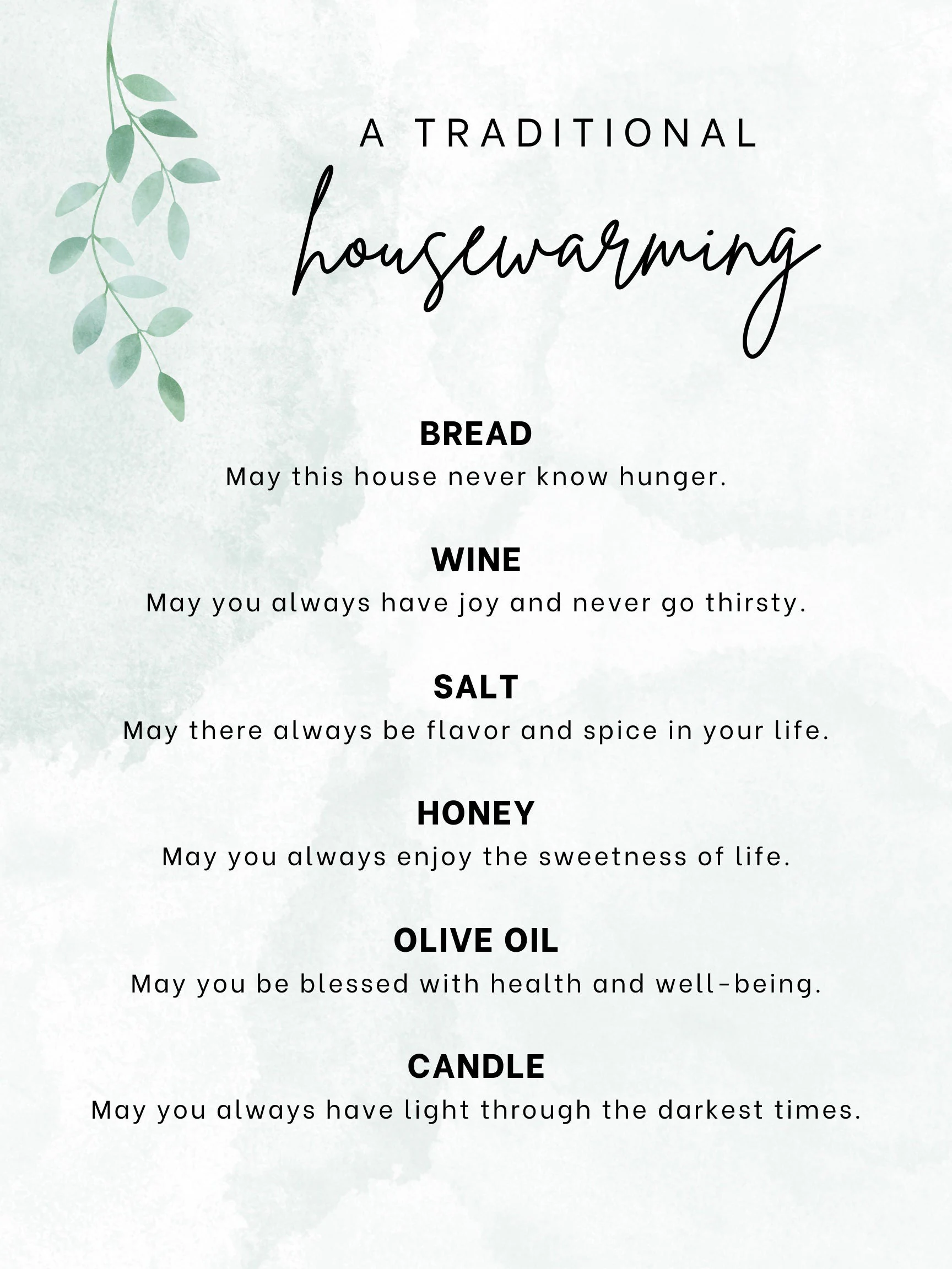 Printable Housewarming Gift Home Printable Housewarming Gift Home