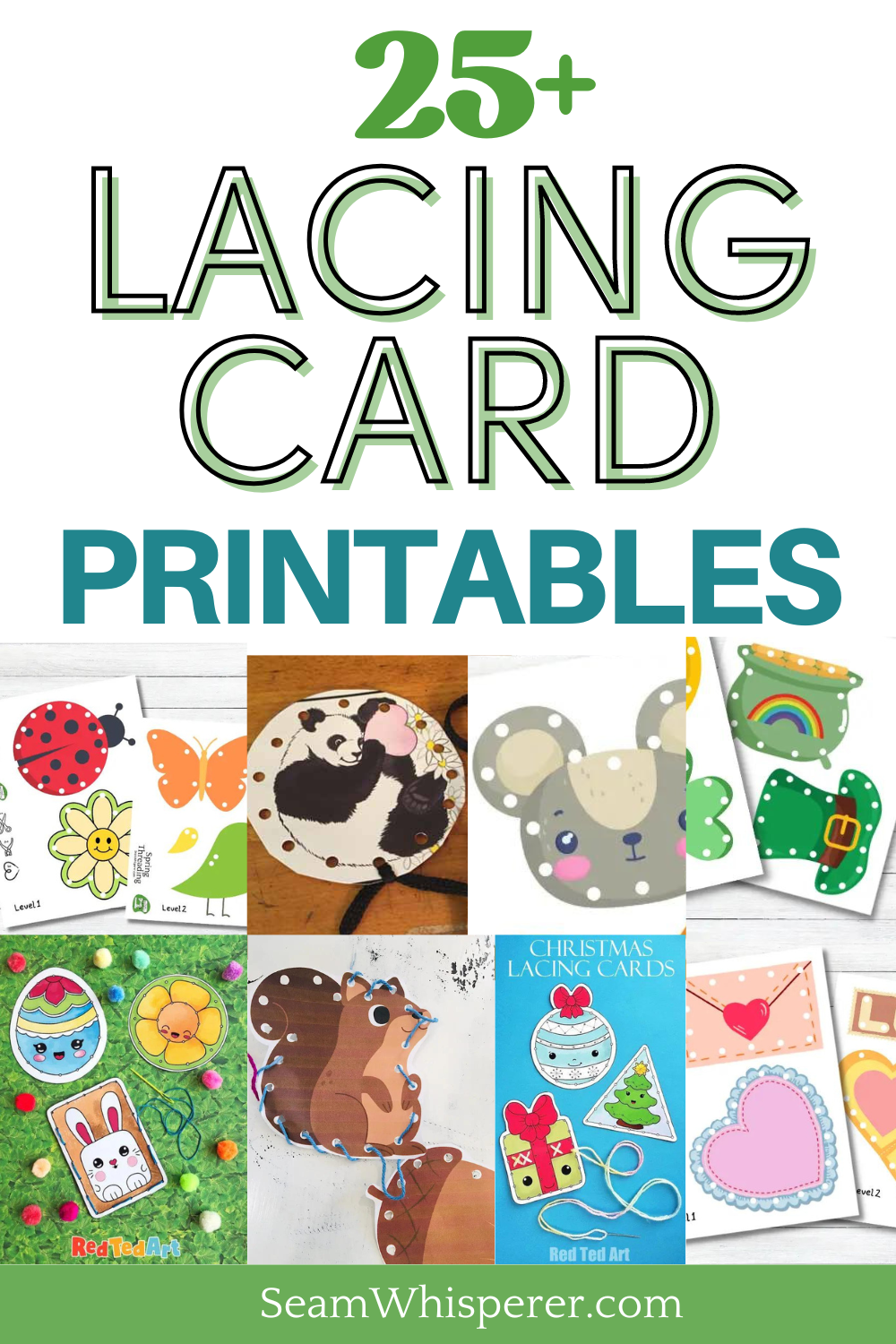 Printable Lacing Cards Printable Lacing Cards