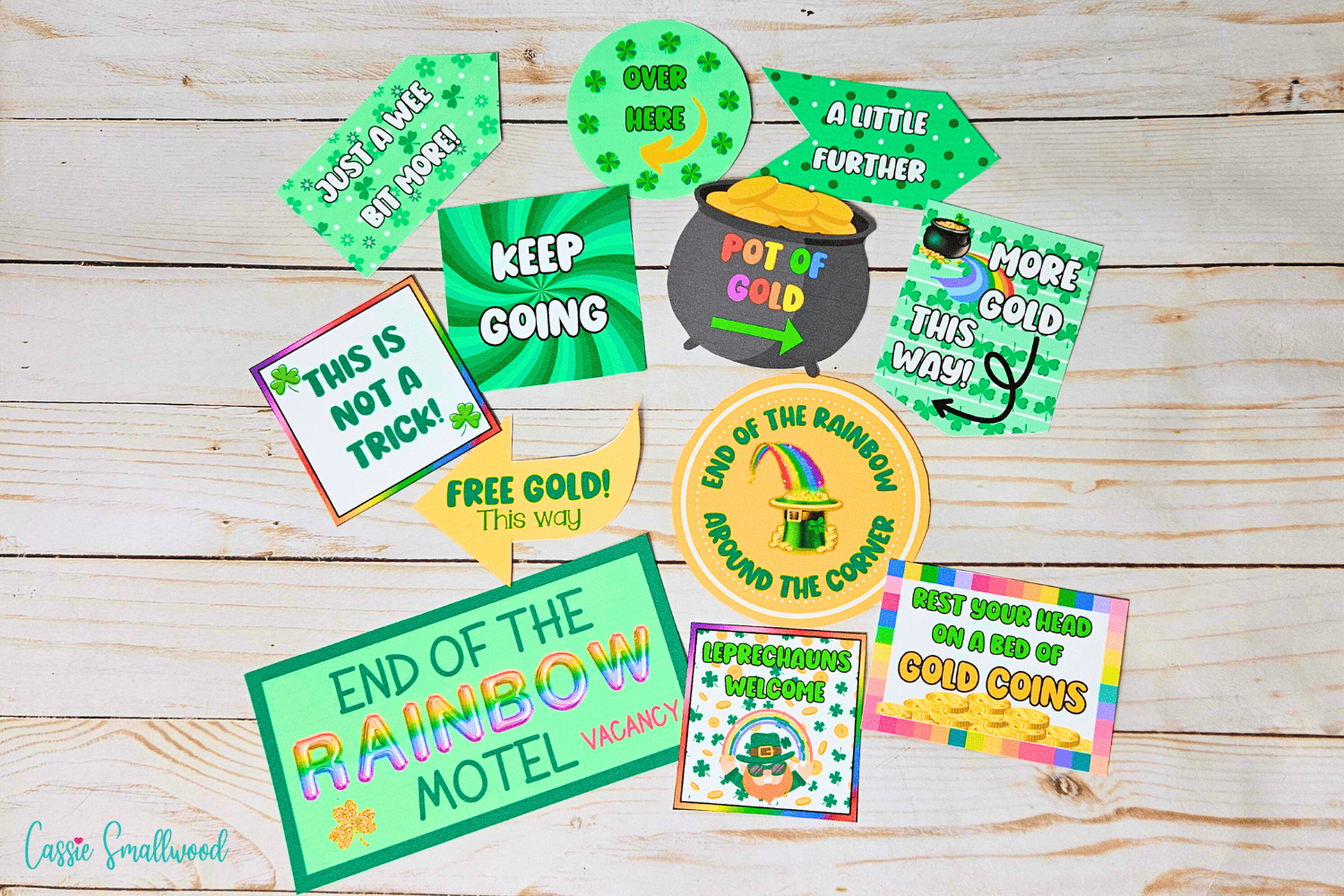 Printable Leprechaun Trap Signs