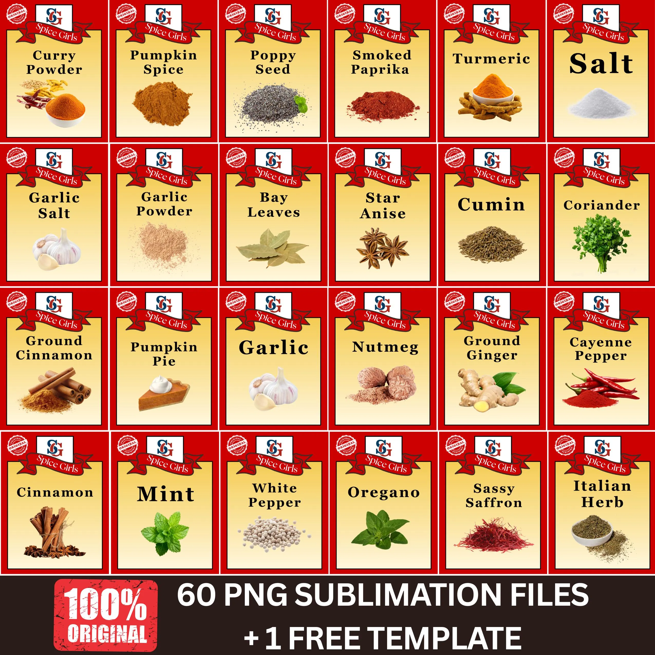 Printable Mccormick Spice Labels