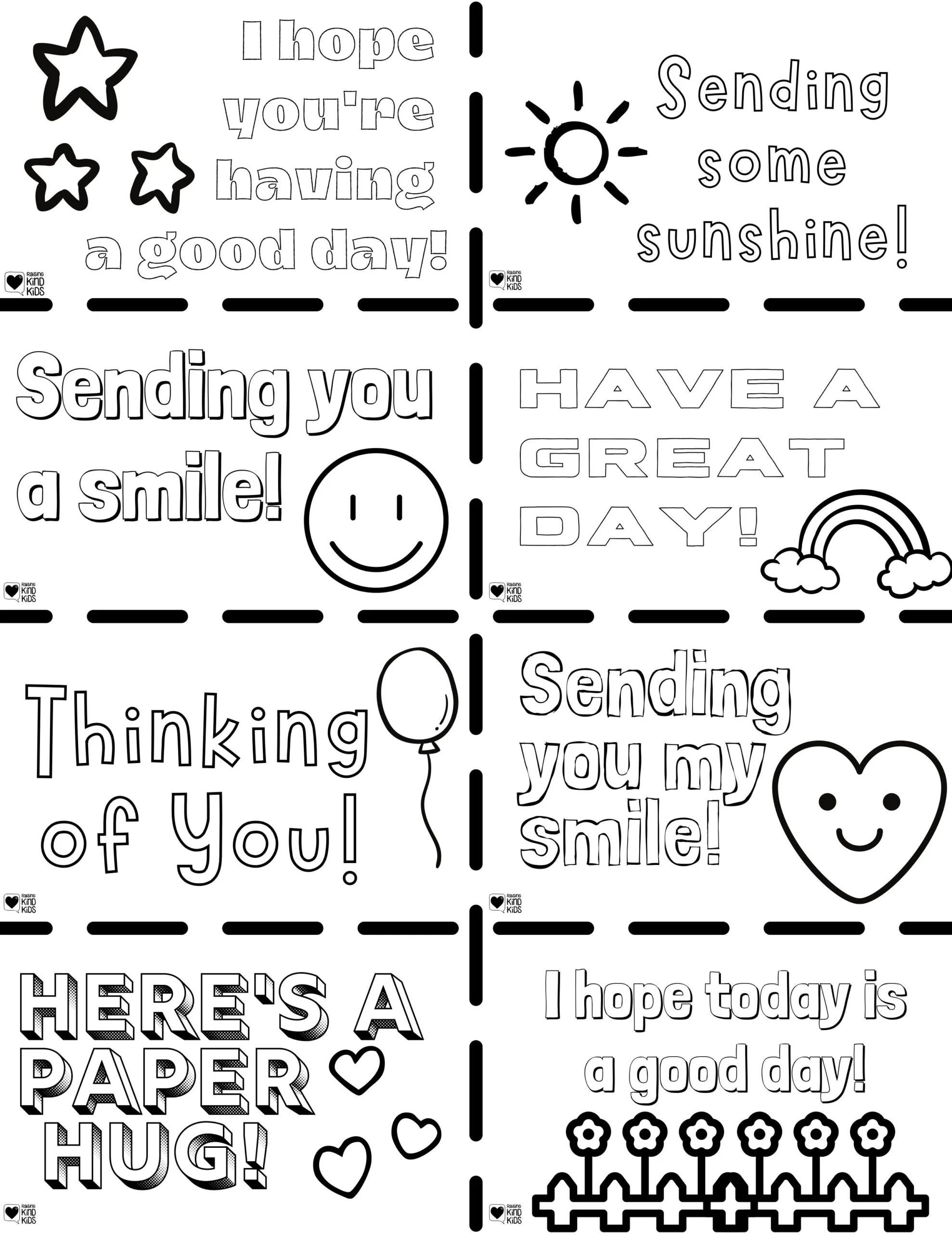 Raok Ideas For Kids Kindness Notecards