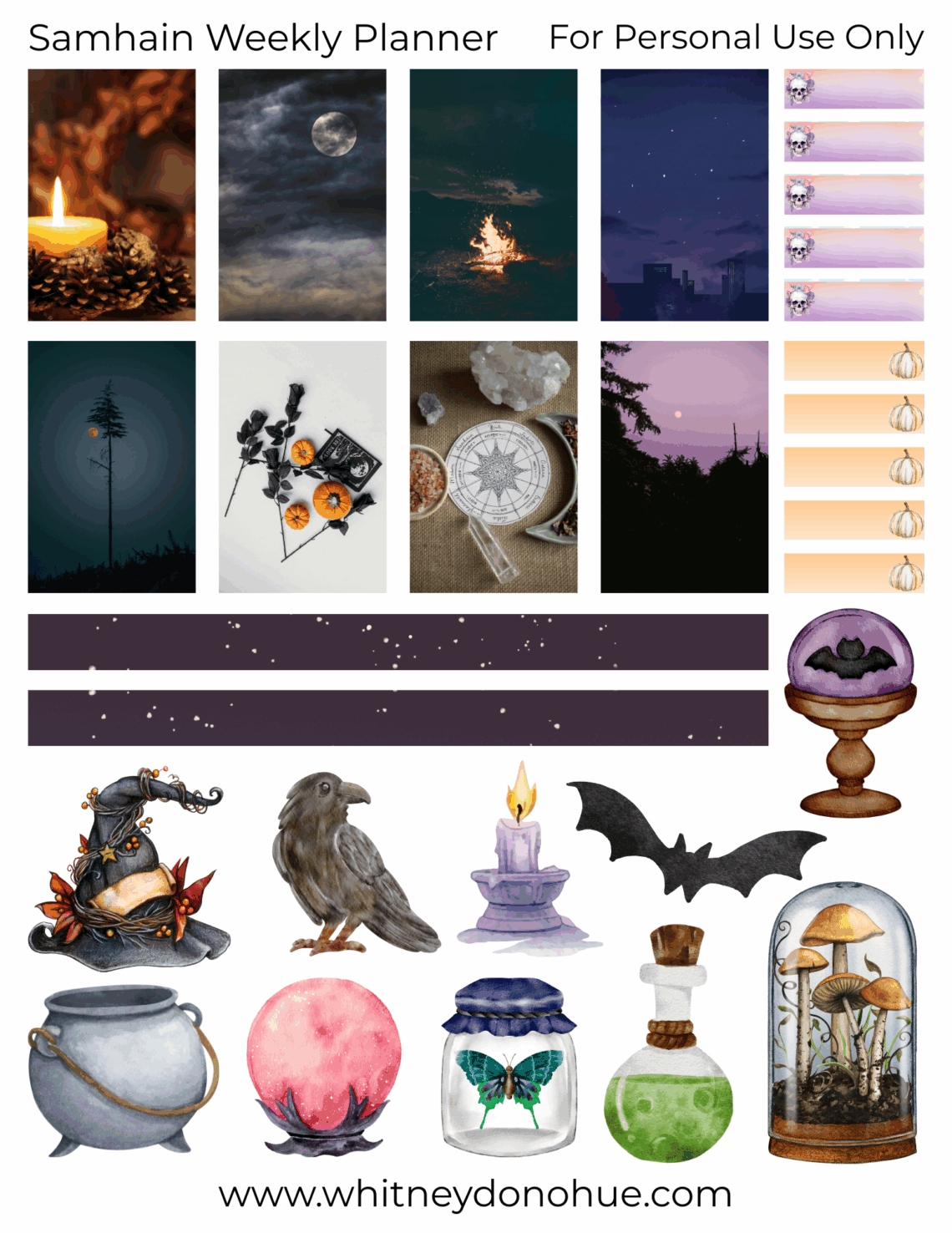 Samhain Weekly Planner