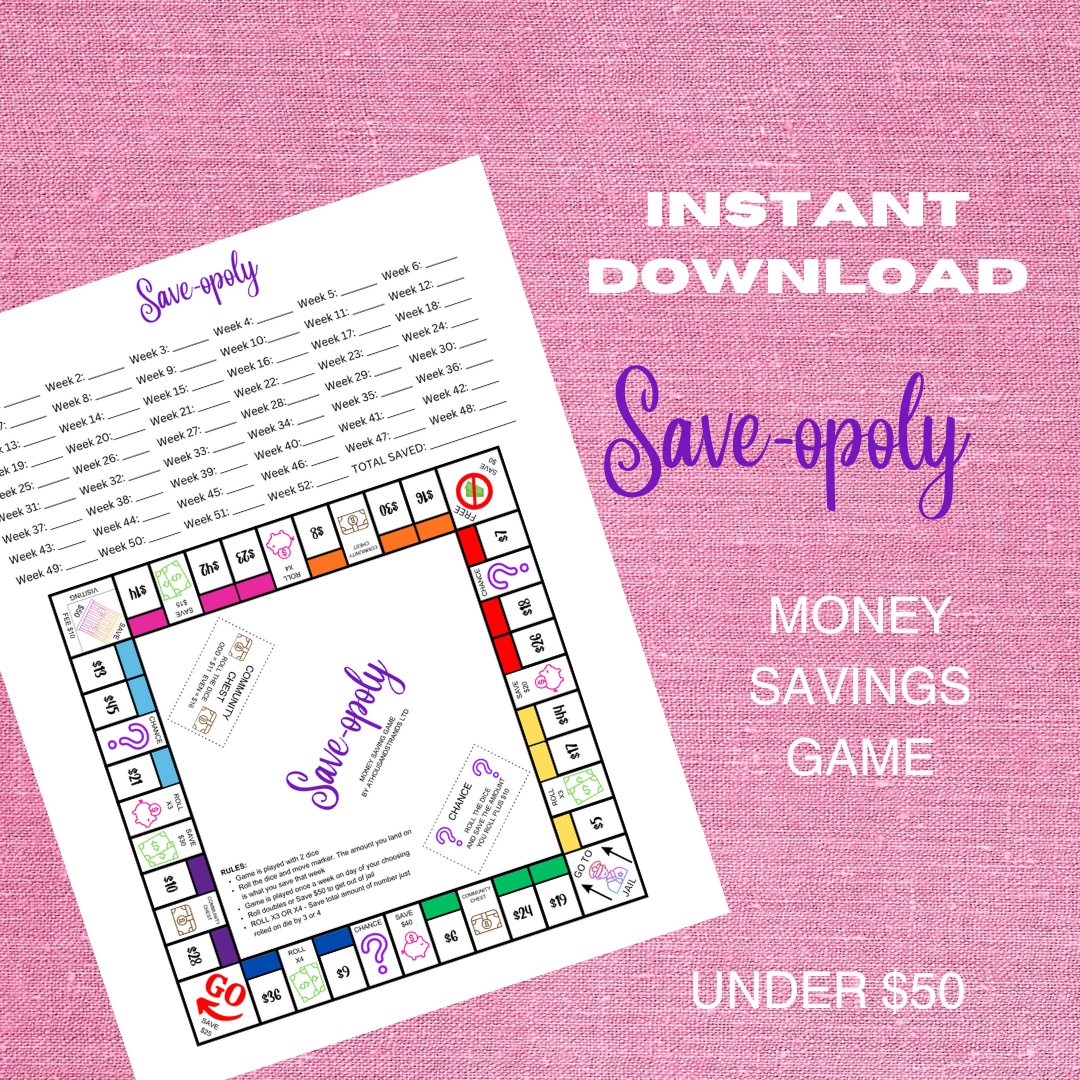 Save Opoly Money Savings Game Save Opoly Money Savings Game