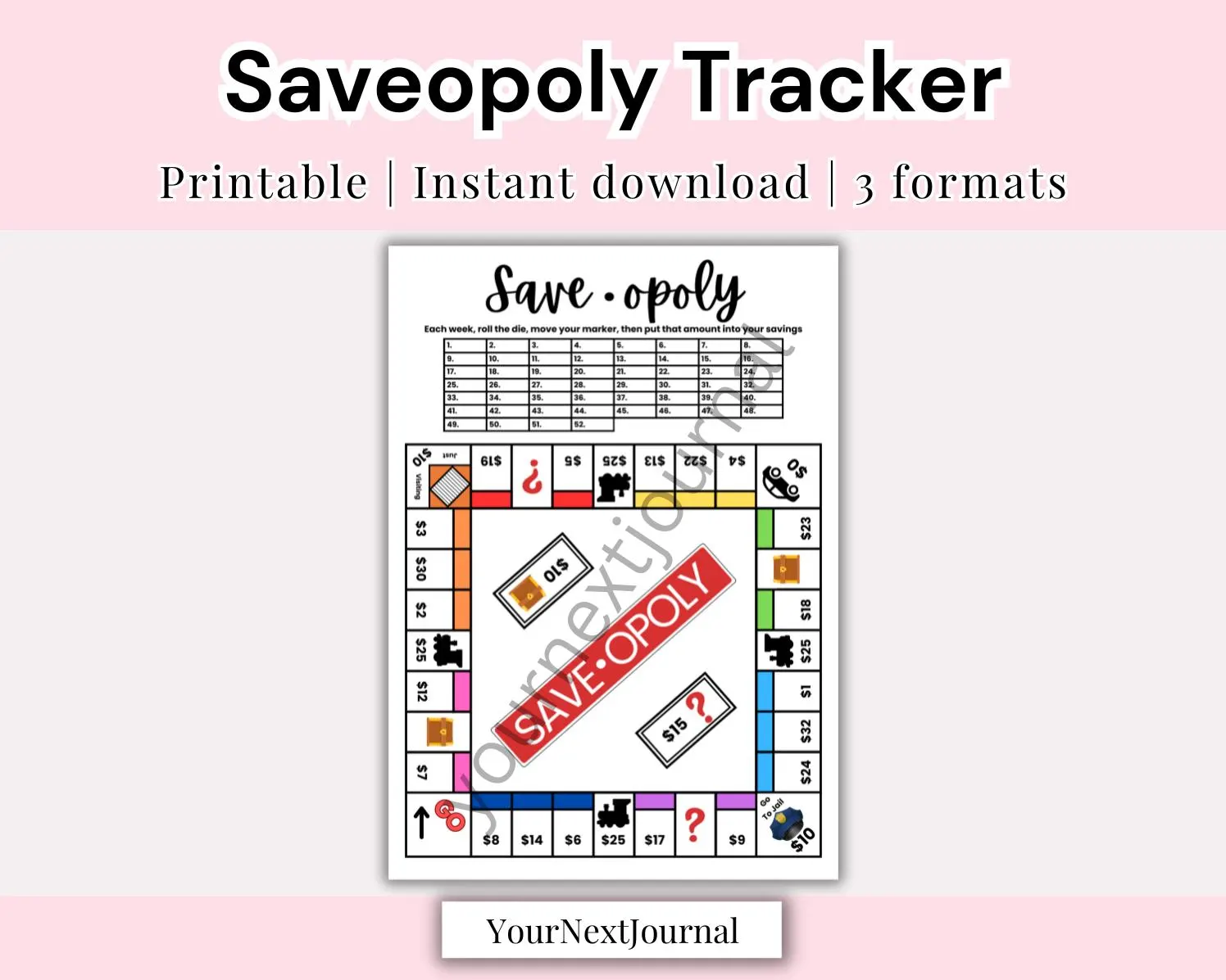 Saveopoly Savings Challenge Budgeting Saveopoly Savings Challenge Budgeting