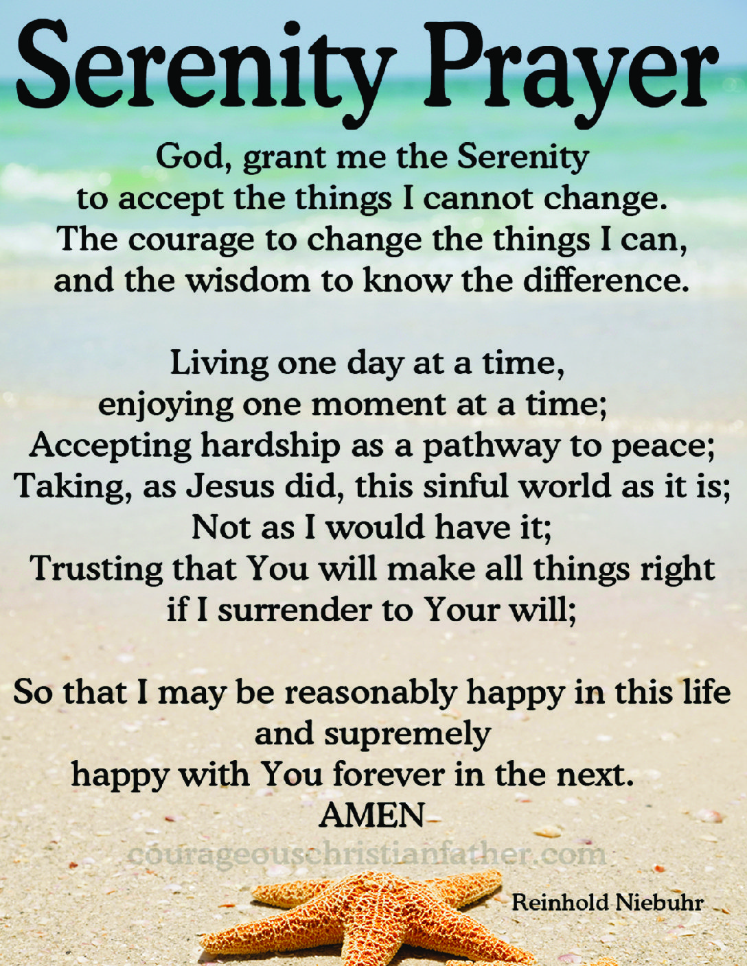 Serenity Prayer Serenity Prayer