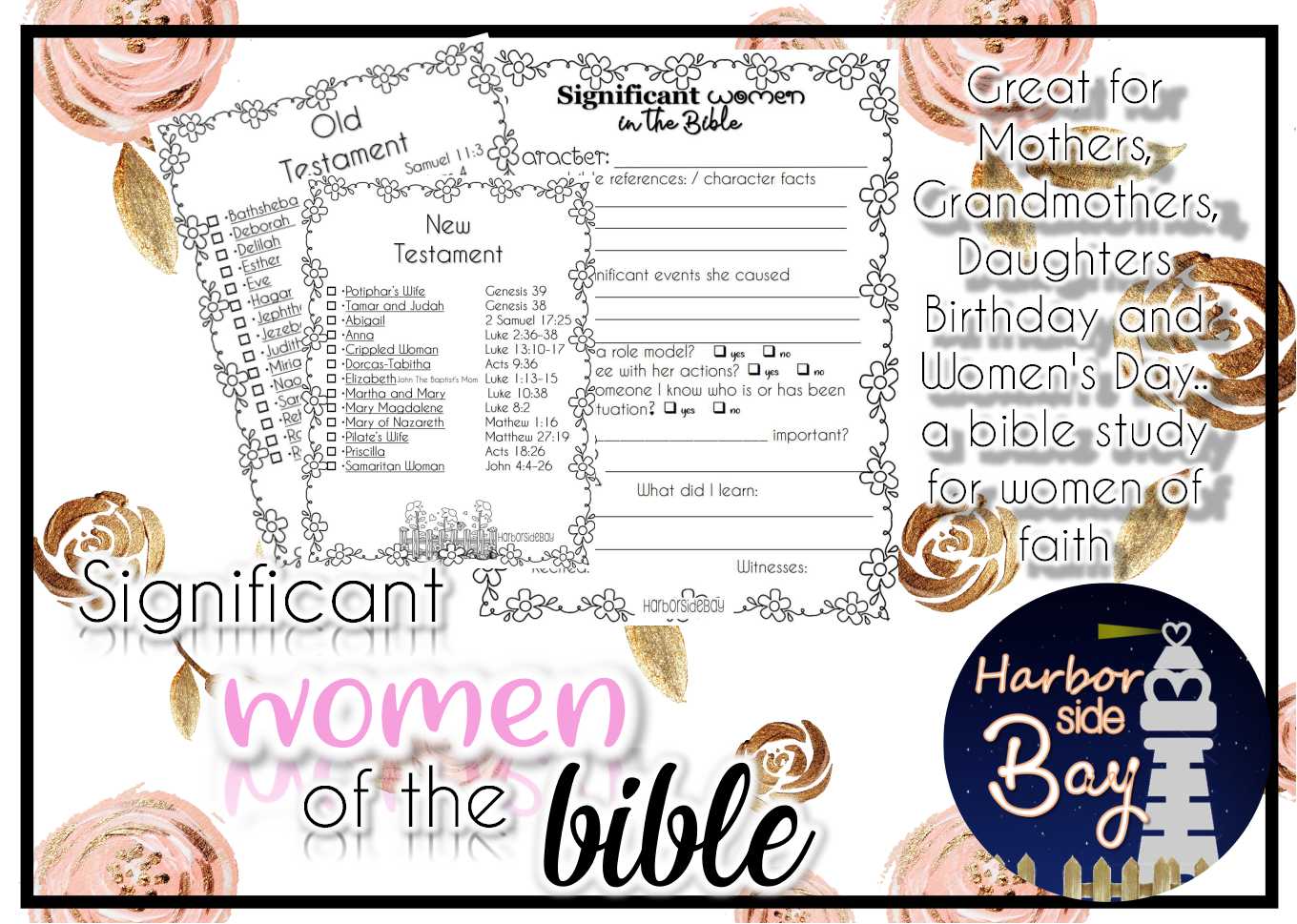Significant Women In The Bible Study Guide