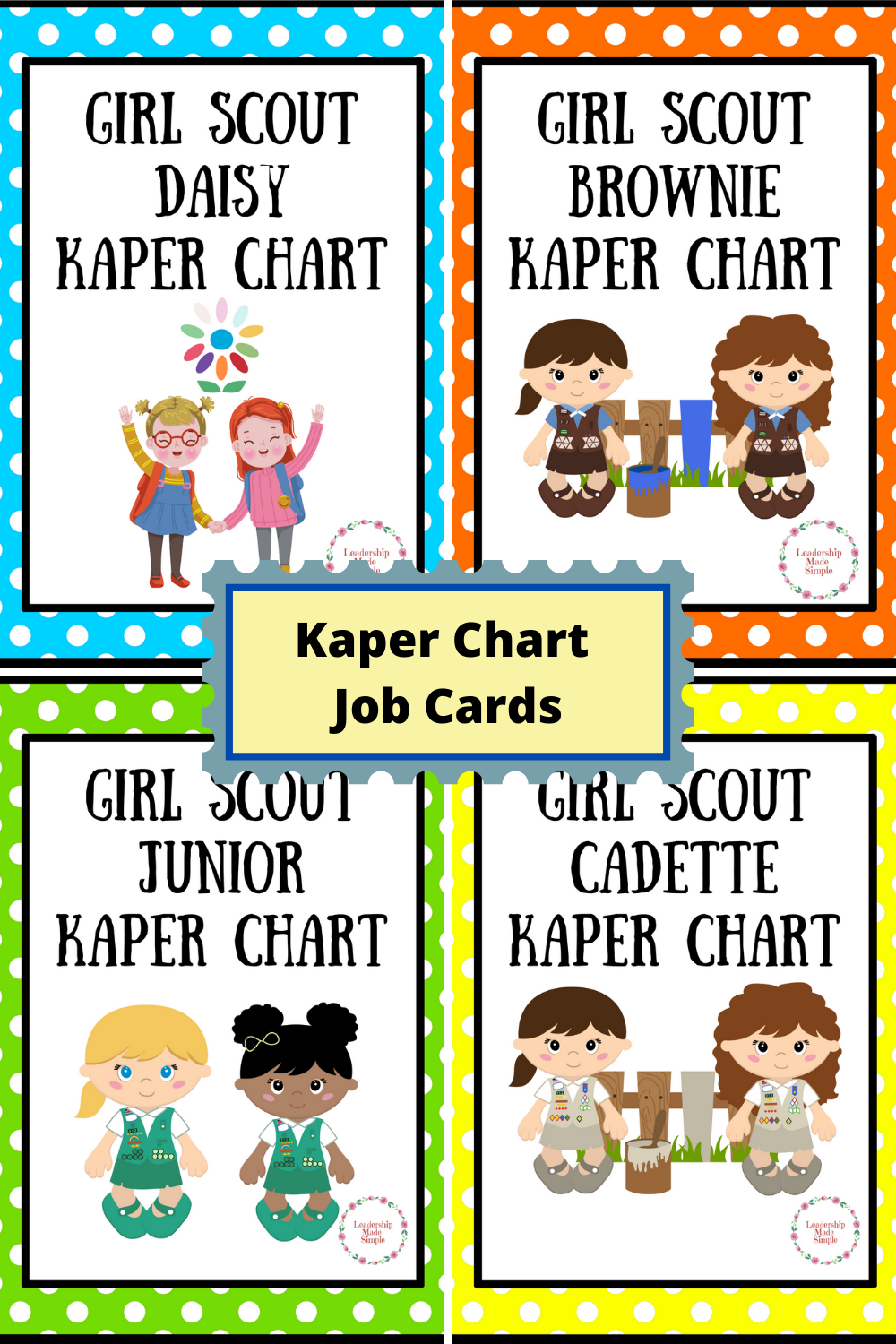 Simple Girl Scout Kaper Charts