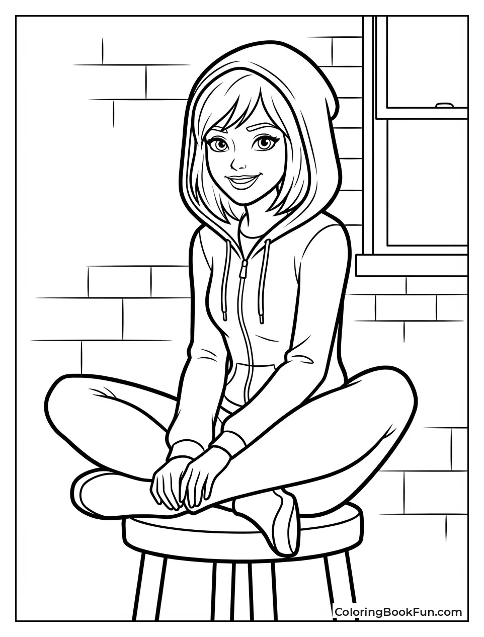 Spider Gwen Coloring Pages Spider Gwen Coloring Pages