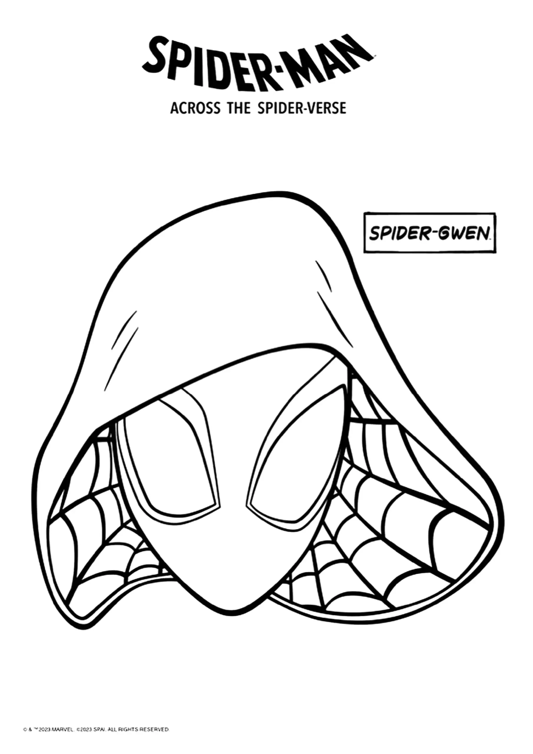 free printable spider gwen coloring pages free printable spider gwen coloring pages