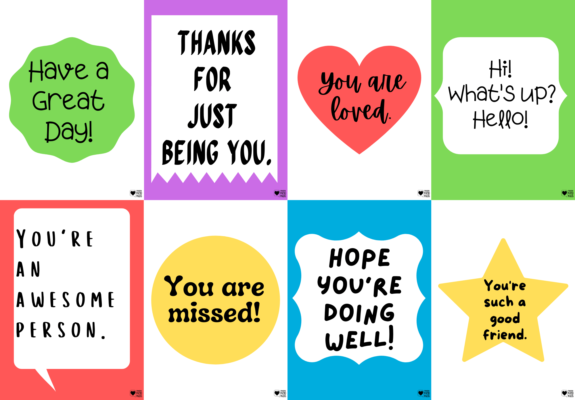 Spread Kindness With These Kindness Notecards