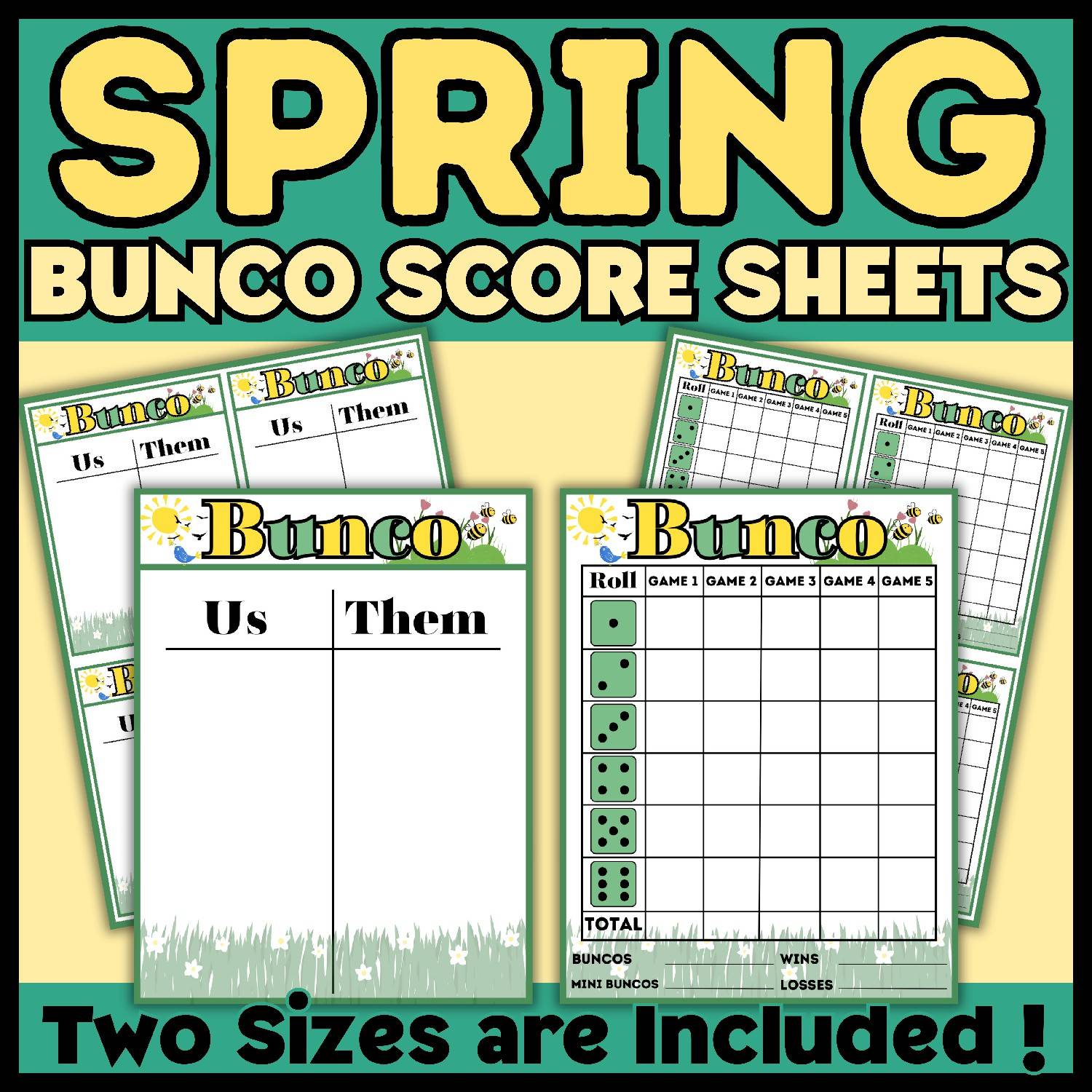Spring Bunco Score Sheets Spring Games Spring Activities Fun Game 11157909 Spring Bunco Score Sheets Spring Games Spring Activities Fun Game 11157909