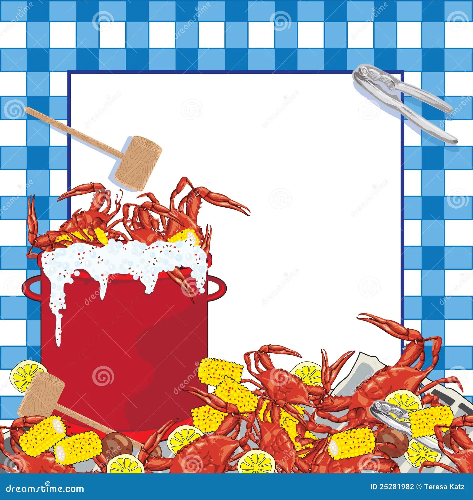 Stock Photography Crab Boil Party Invitation Image25281982