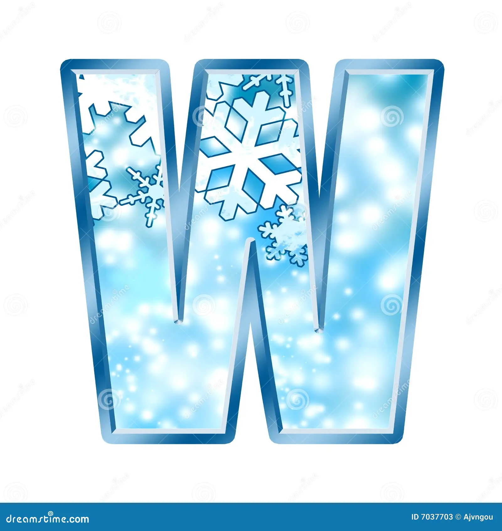 Stock Photos Winter Alphabet Letter W Image7037703 Stock Photos Winter Alphabet Letter W Image7037703