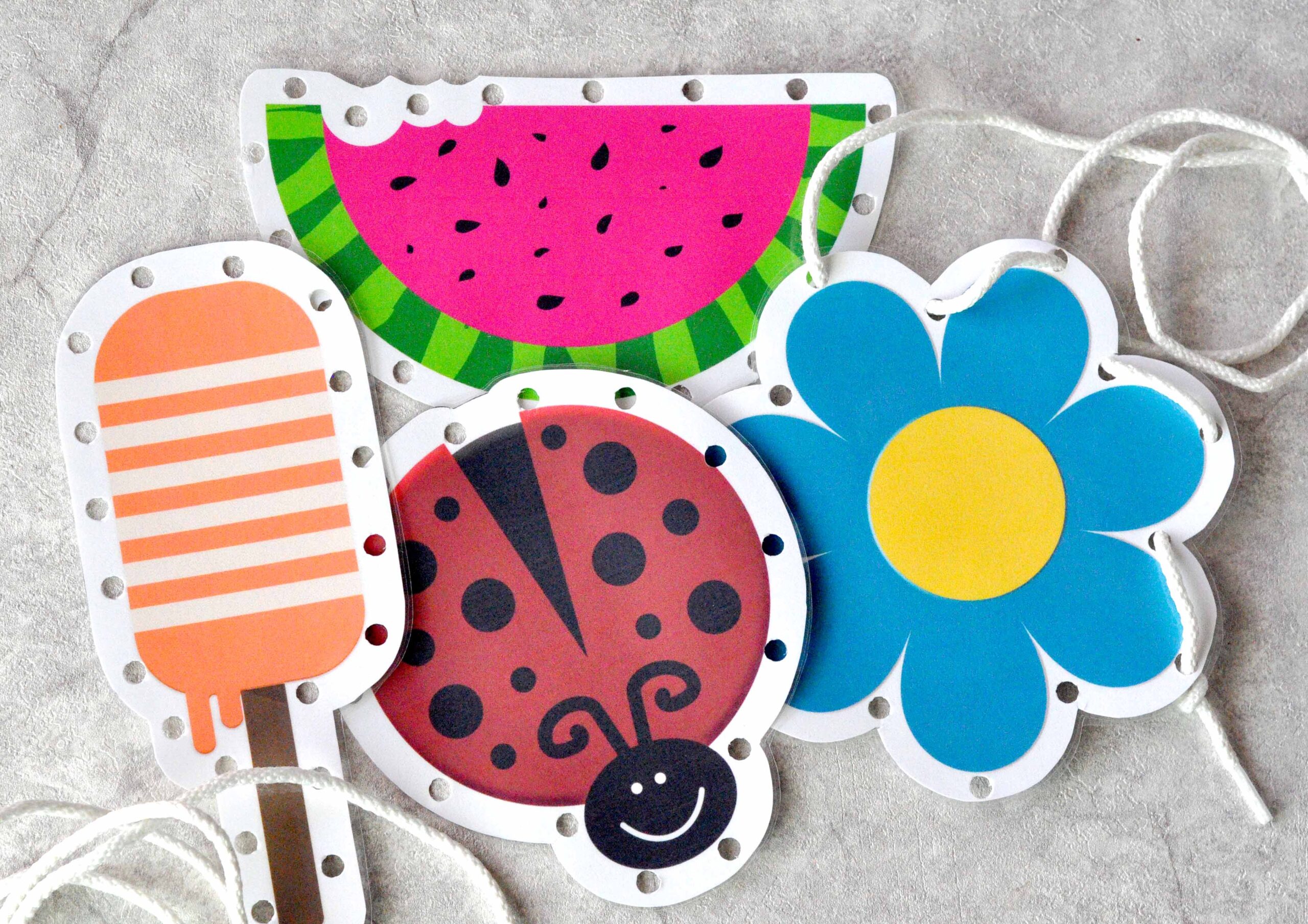 Summer Sewing Cards Summer Sewing Cards