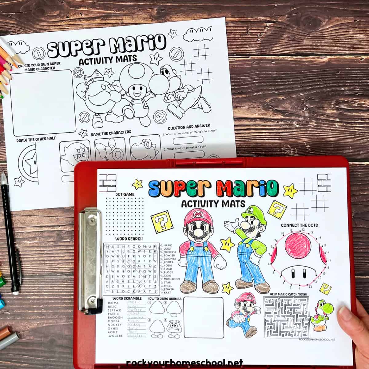 Super Mario Activity Sheets Super Mario Activity Sheets