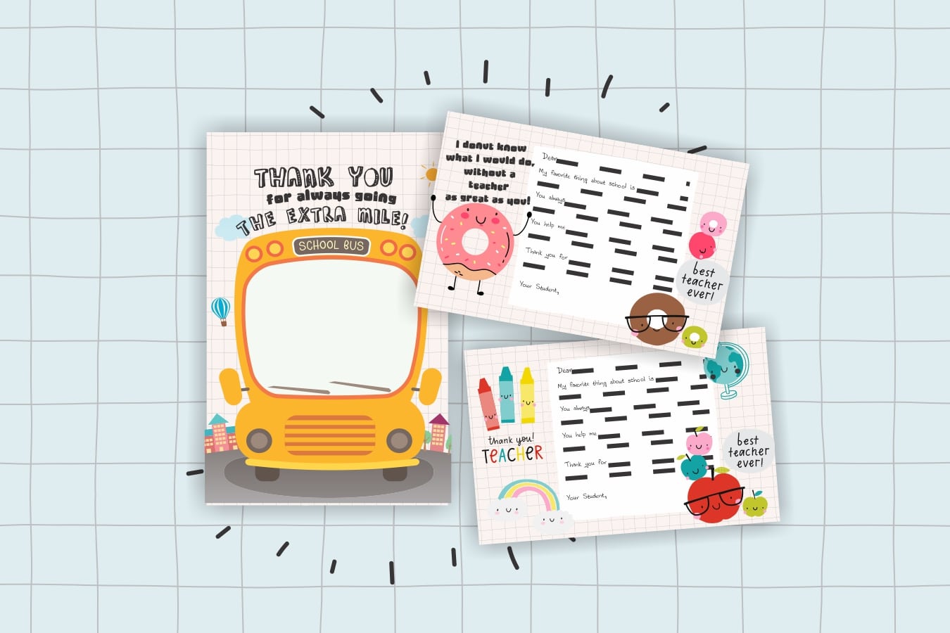 Teacher Bus Driver Thank You Cards Free Download Teacher Bus Driver Thank You Cards Free Download
