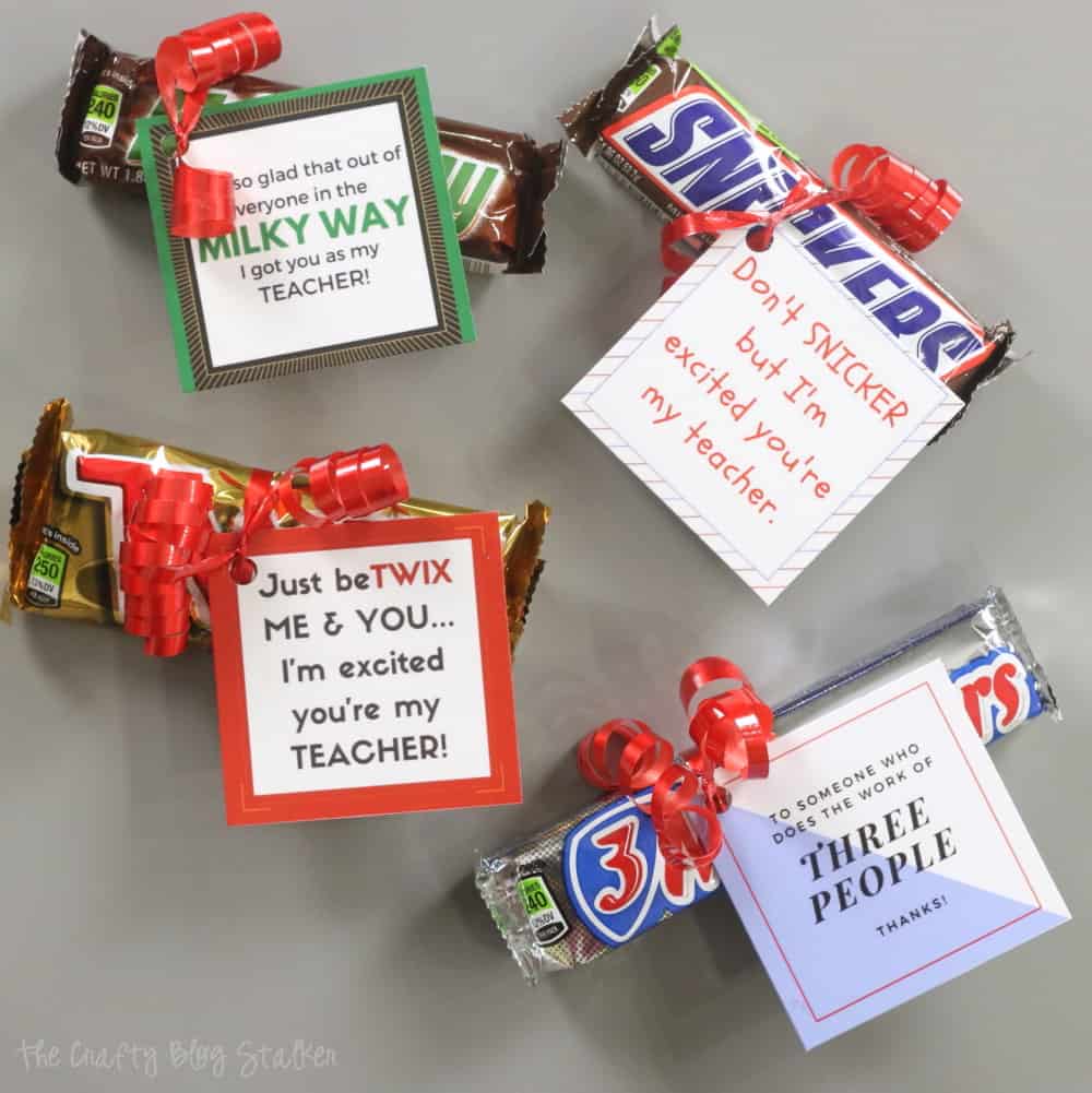 Teacher Gift Idea Candy Bar Printable Teacher Gift Idea Candy Bar Printable