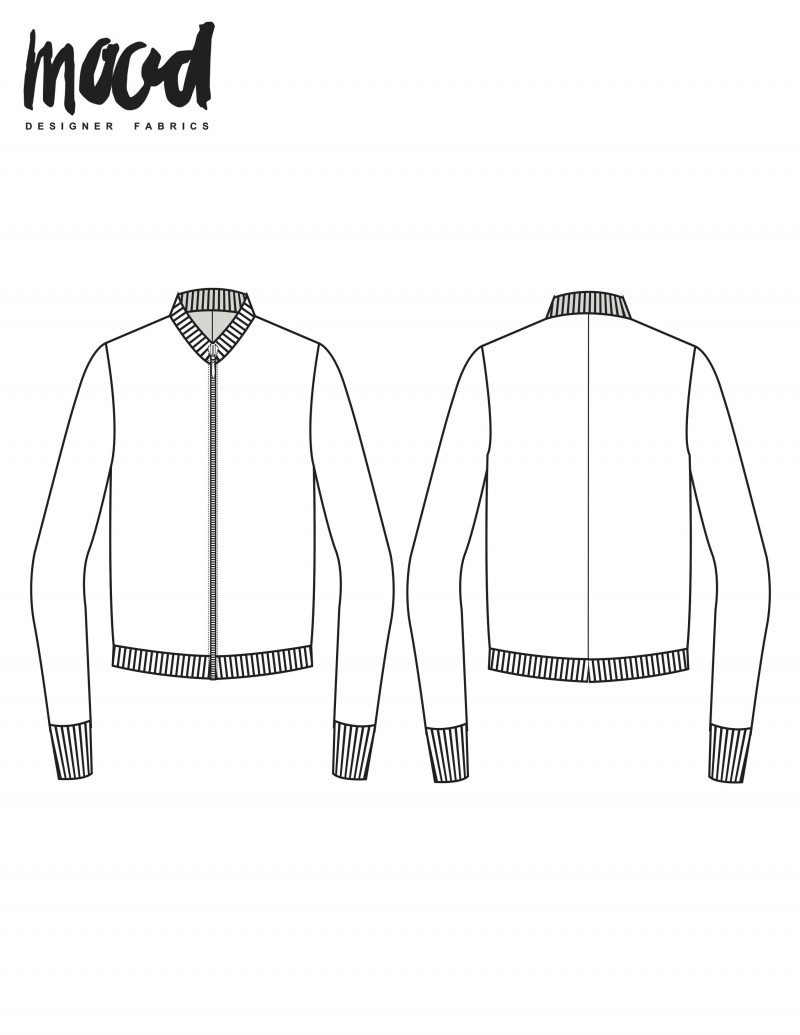 The Avelia Bomber Free Sewing Pattern