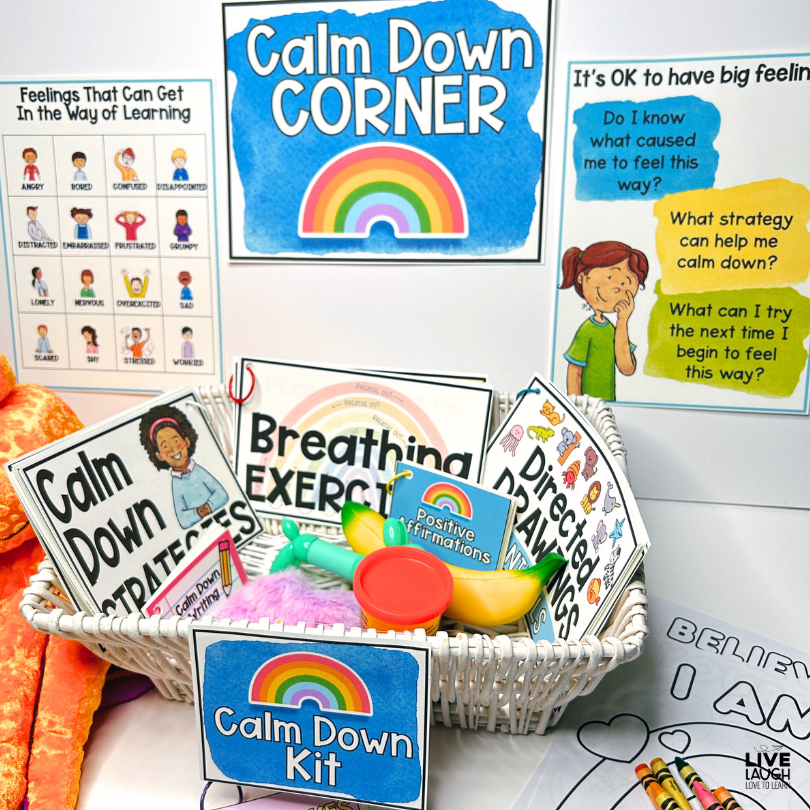 The Best Calm Down Corner Printables For Your Classroom