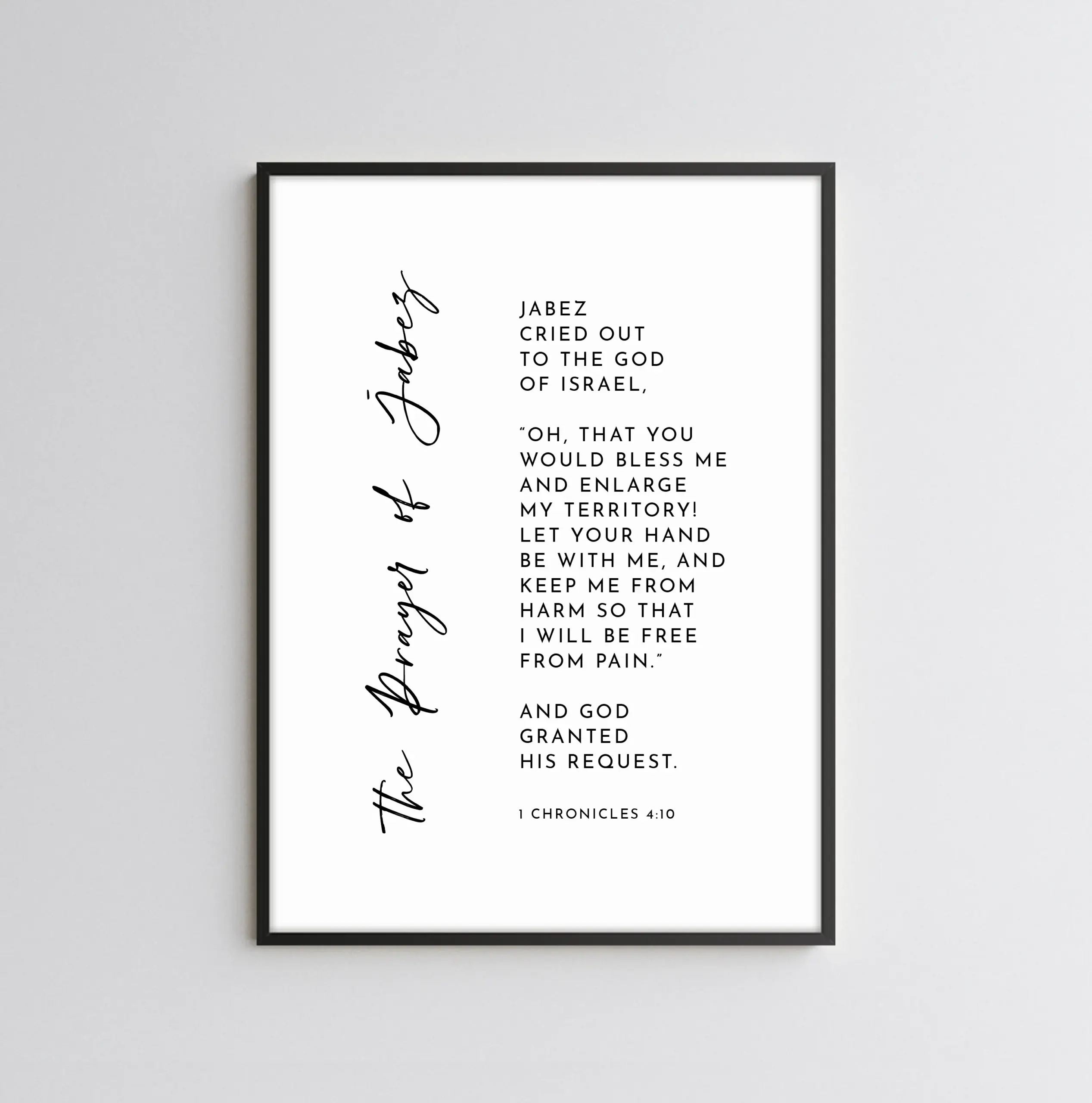 free printable prayer of jabez free printable prayer of jabez