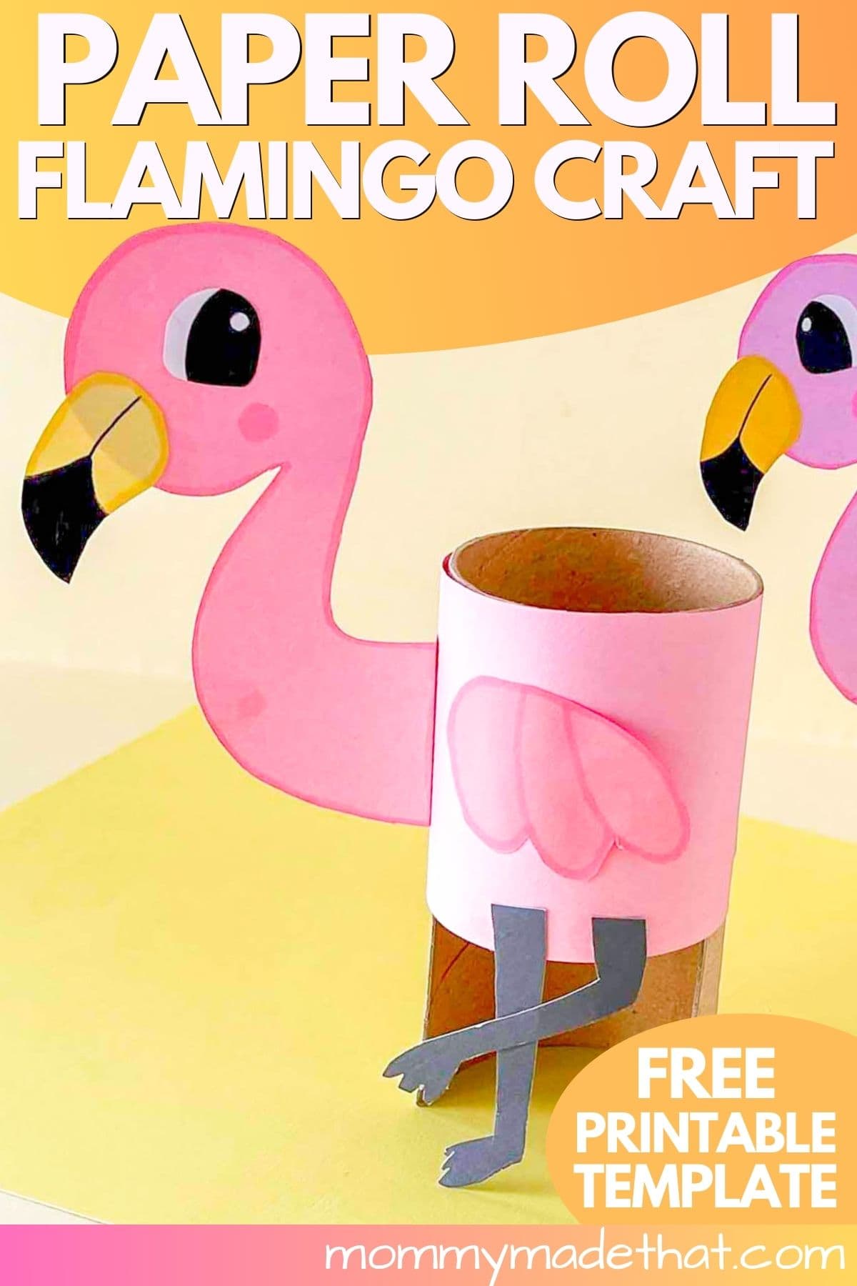 Toilet Paper Roll Flamingo Craft Toilet Paper Roll Flamingo Craft