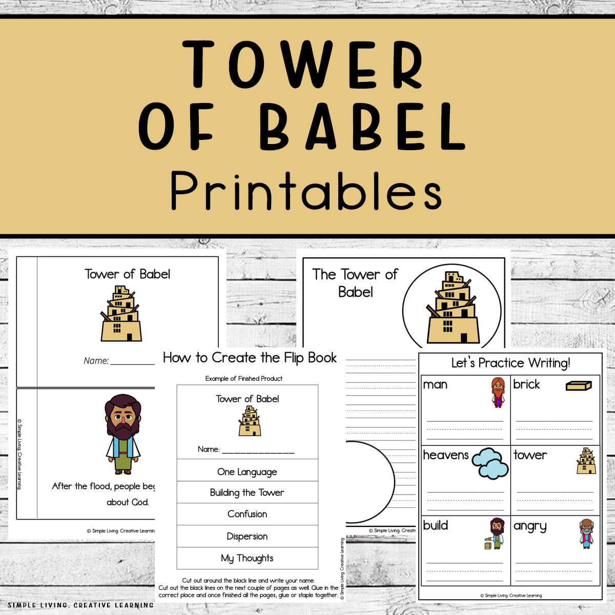Tower Of Babel Printables