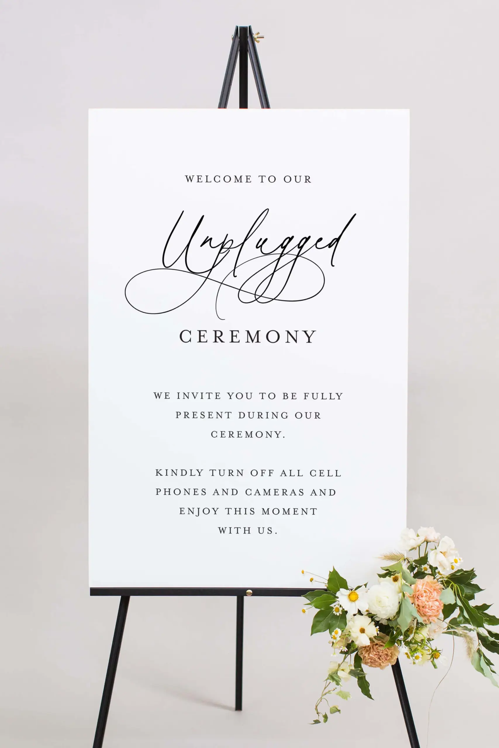 unplugged ceremony sign printable free unplugged ceremony sign printable free