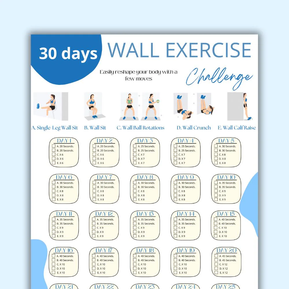 Vibration Plate Exercise Chart Vibration Plate Exercise Chart