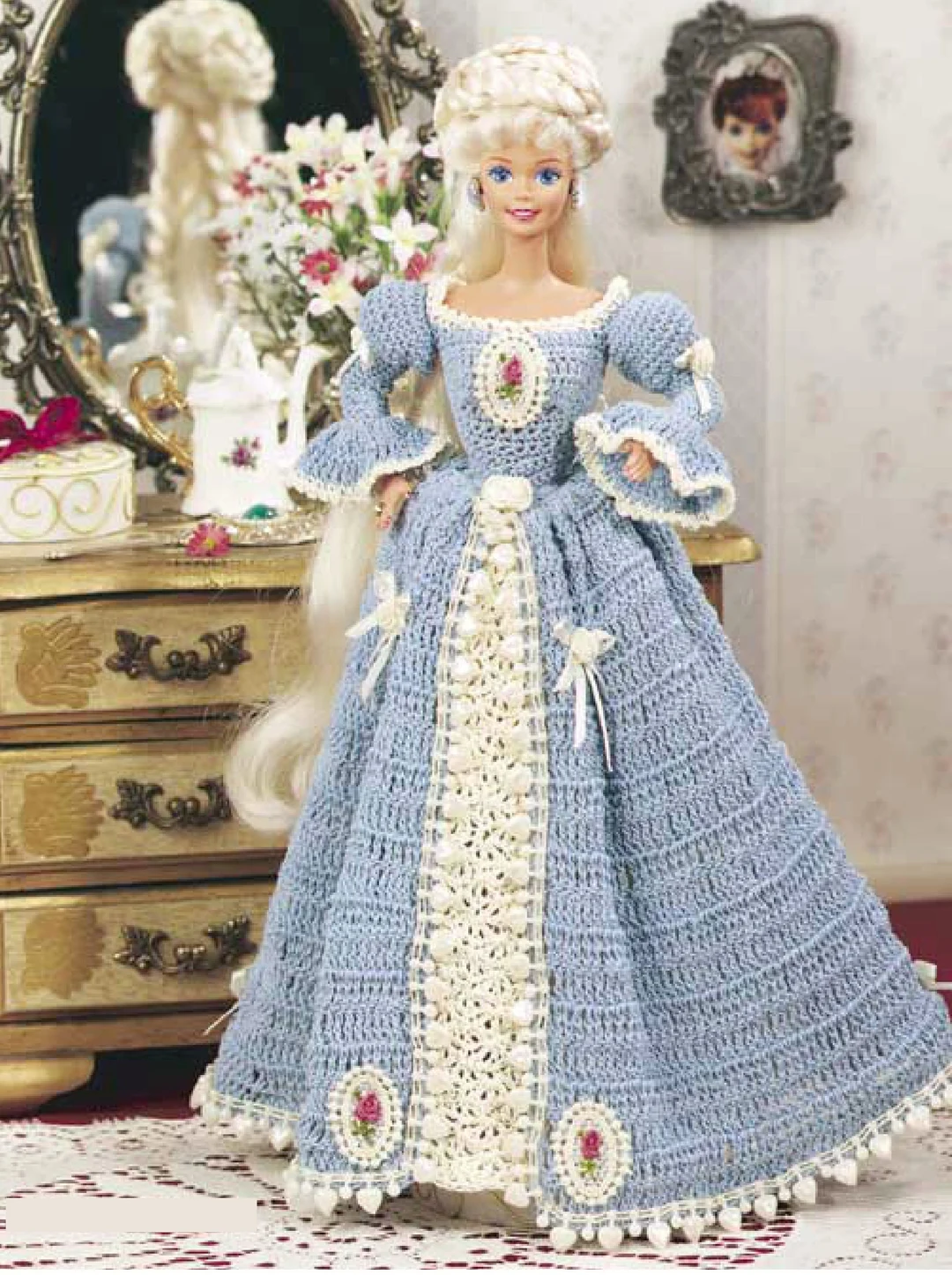 Vintage Crochet Pattern Parisian Ball