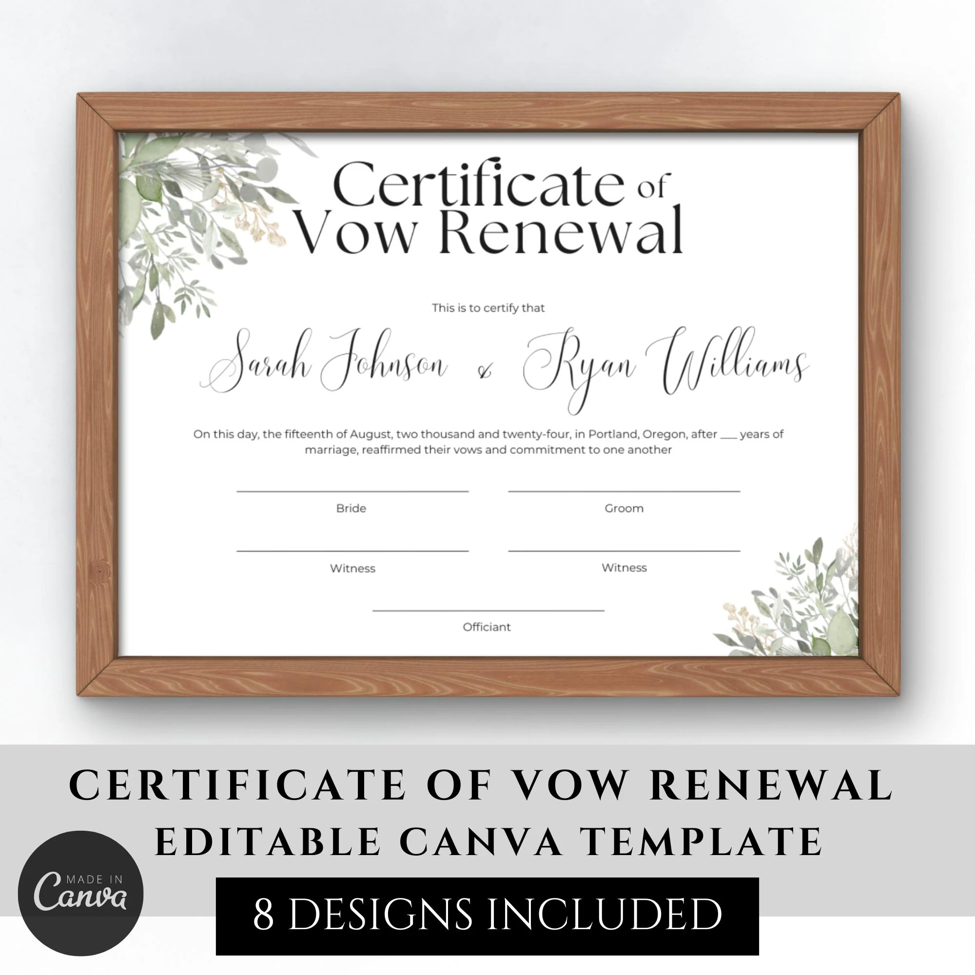 free printable renewal of vows certificate free printable renewal of vows certificate