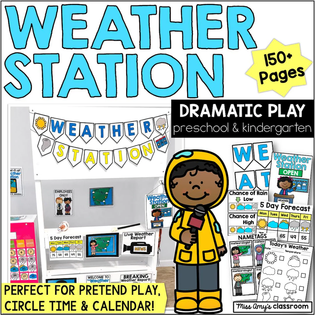 Weather Station Dramatic Play Center
