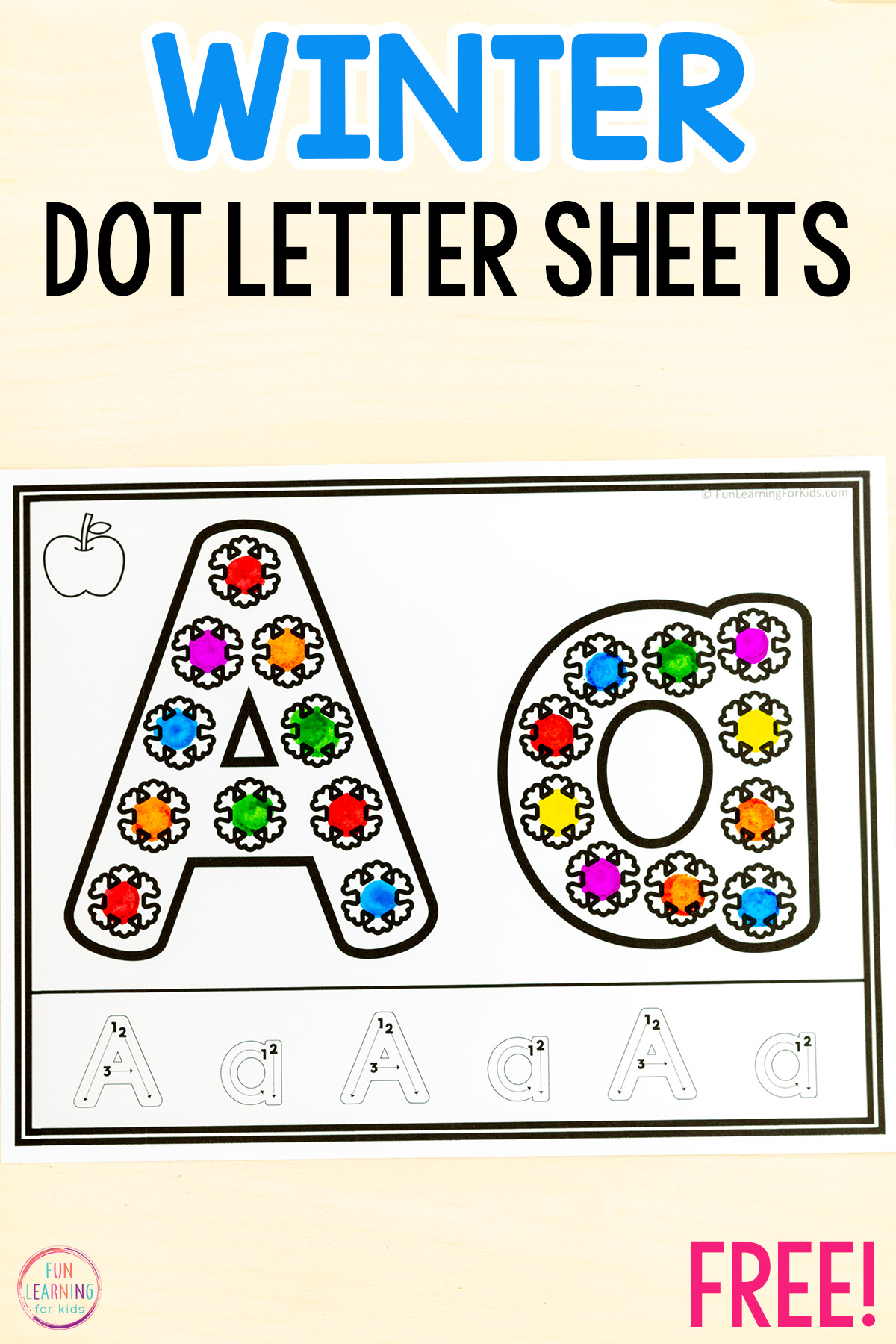 Winter Dot Letter Sheets Alphabet Mat Letter Formation Practice Winter Dot Letter Sheets Alphabet Mat Letter Formation Practice