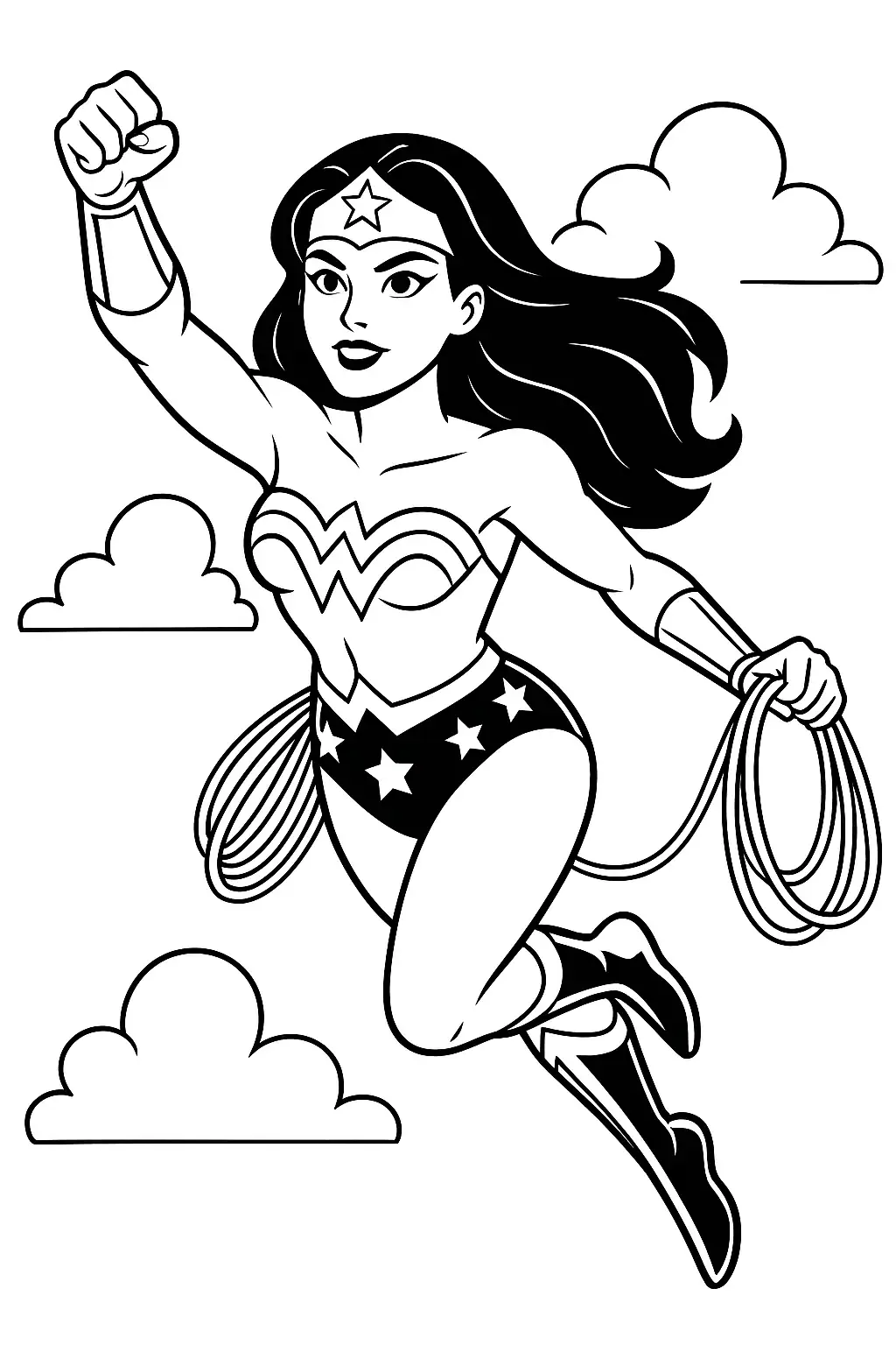 Wonder Woman Coloring Pages Wonder Woman Coloring Pages