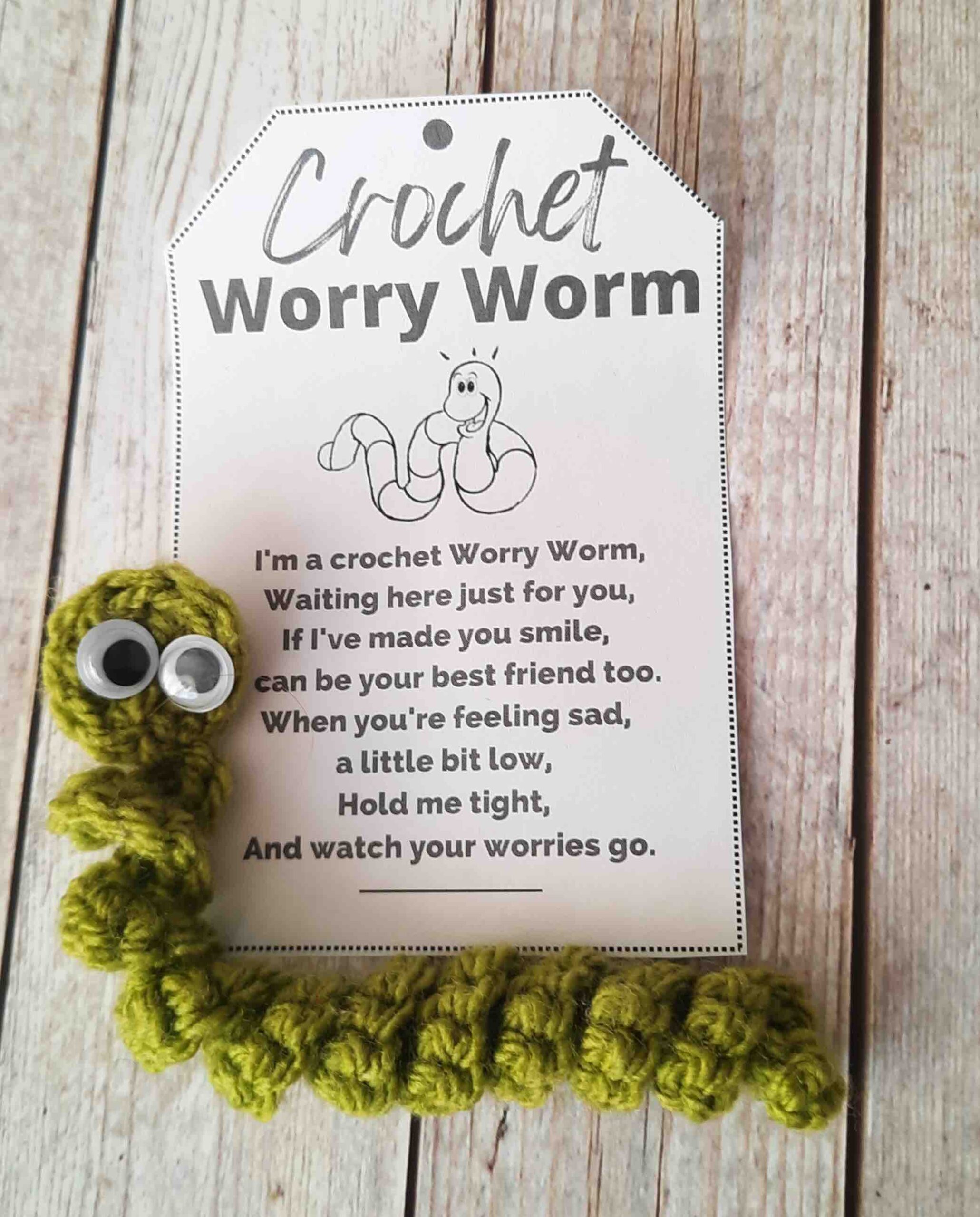 Worry Worm Poems Tags Pdf Printable